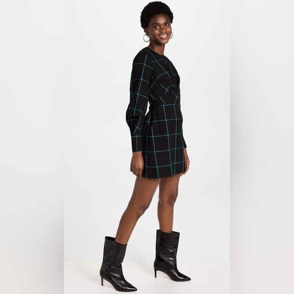 NWT STAUD Mini Crosshill Black Dress Size XL - Picture 4 of 12